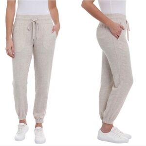 Briggs New York Woman Linen Jogger